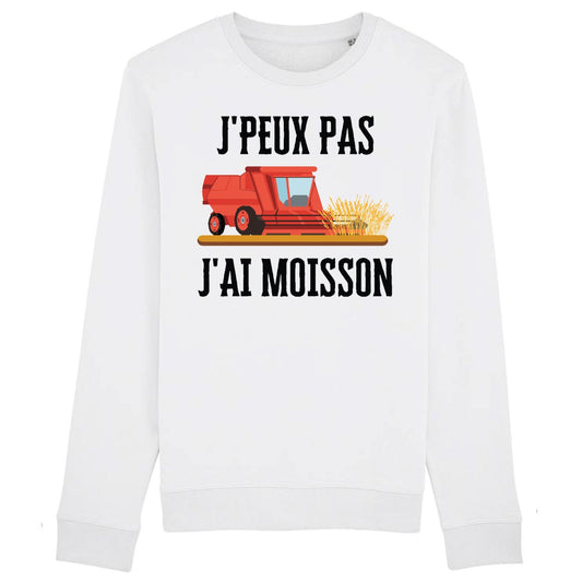 Sweat Adulte J'peux pas j'ai moisson