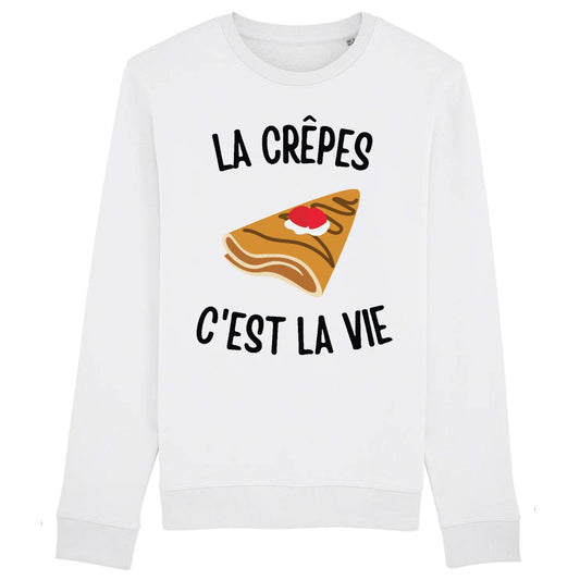 Sweat Adulte Les crêpes c'est la vie