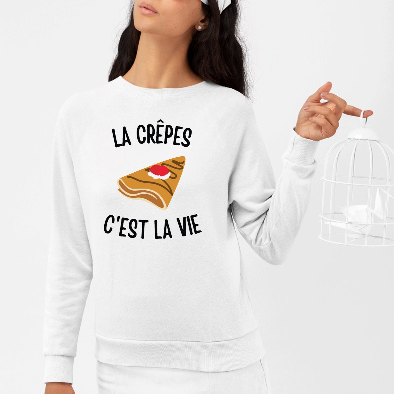 Sweat Adulte Les crêpes c'est la vie