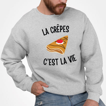 Sweat Adulte Les crêpes c'est la vie