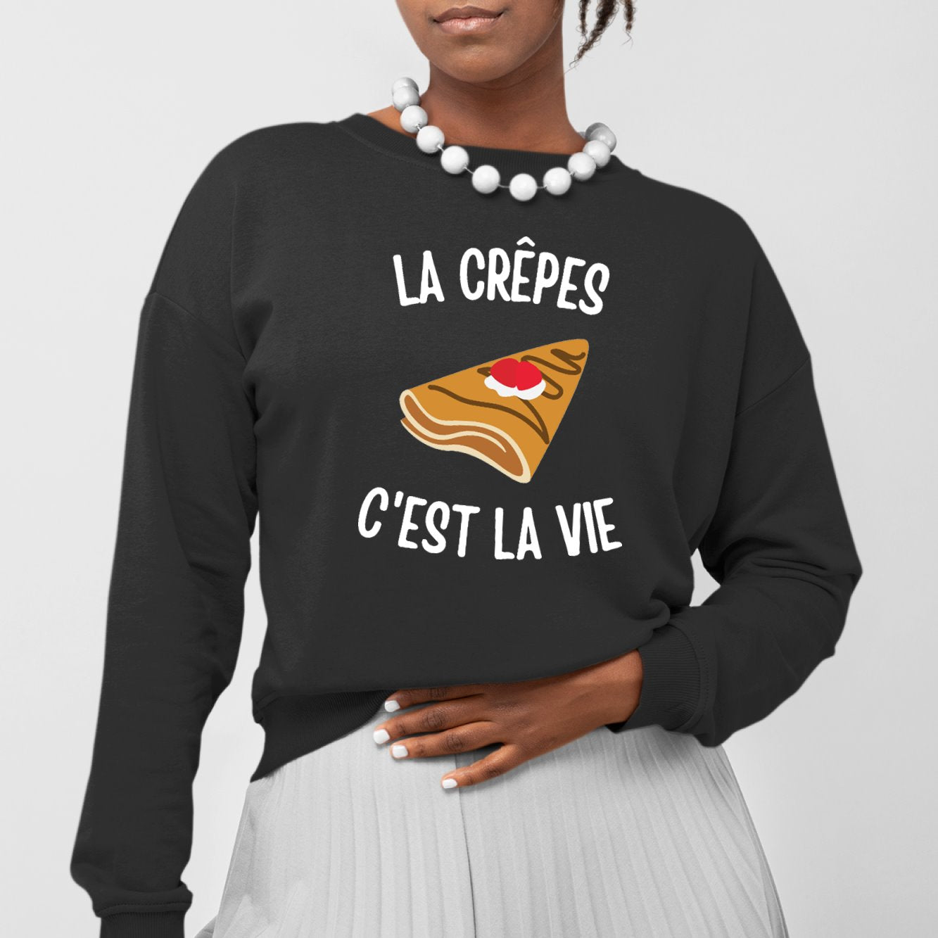 Sweat Adulte Les crêpes c'est la vie