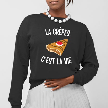 Sweat Adulte Les crêpes c'est la vie