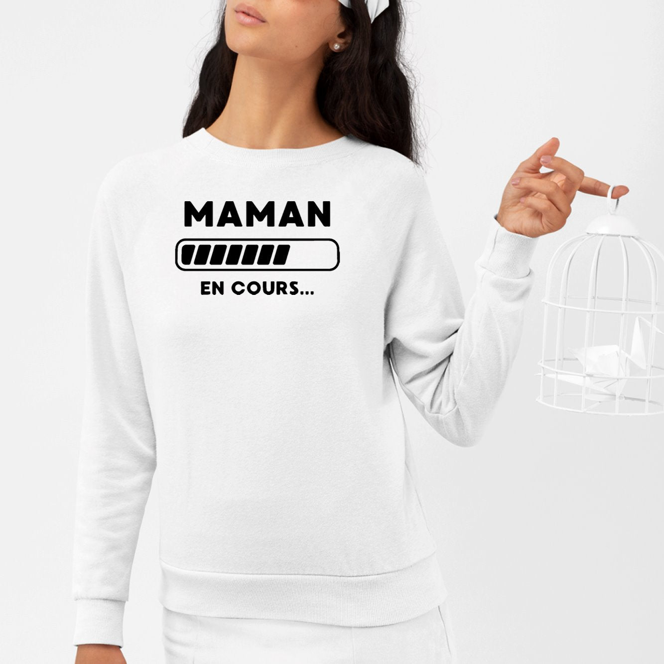 Sweat Adulte Maman en cours