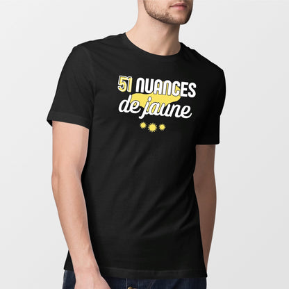 T-Shirt Homme 51 nuances de jaune