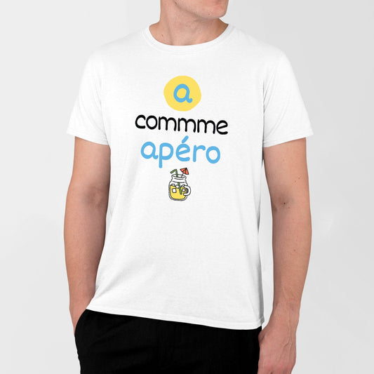 T-Shirt Homme A comme apéro