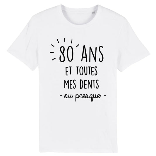 T-Shirt Homme Anniversaire 80 ans