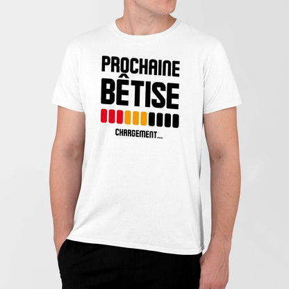 T-Shirt Homme Chargement prochaine bêtise