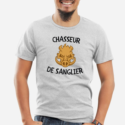 T-Shirt Homme Chasseur de sanglier