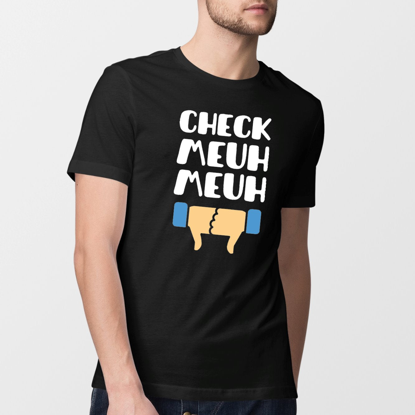 T-Shirt Homme Check meuh meuh