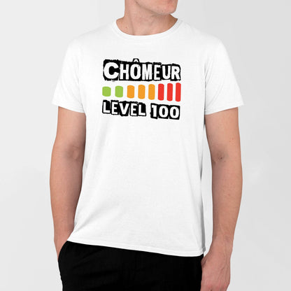 T-Shirt Homme Chômeur level 100