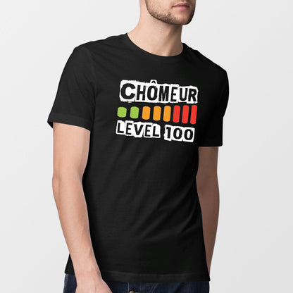 T-Shirt Homme Chômeur level 100