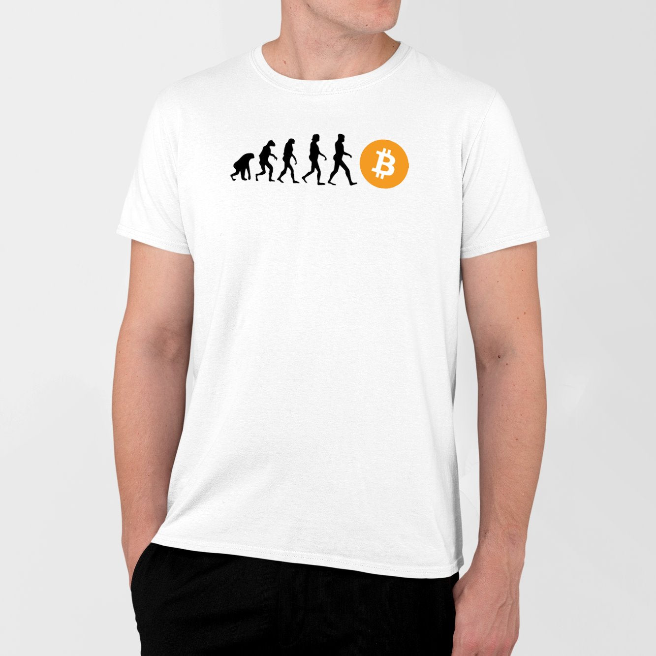 T-Shirt Homme Évolution Bitcoin