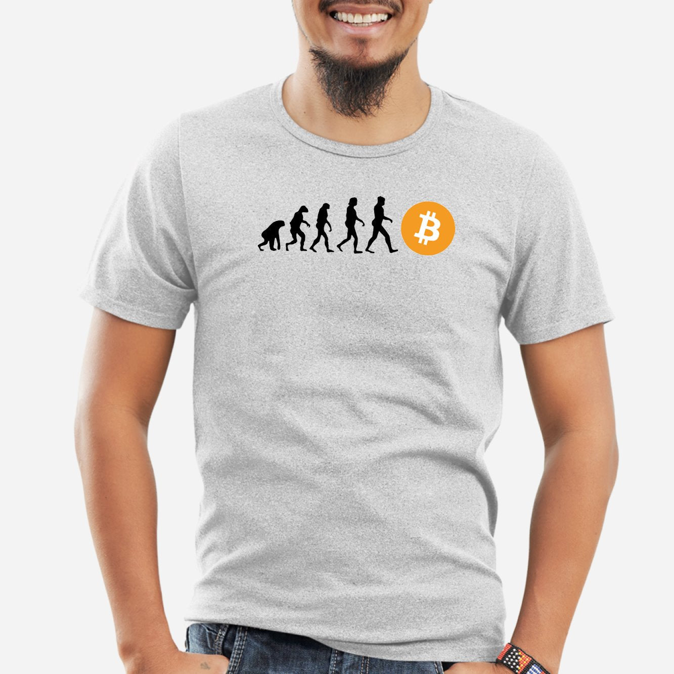 T-Shirt Homme Évolution Bitcoin