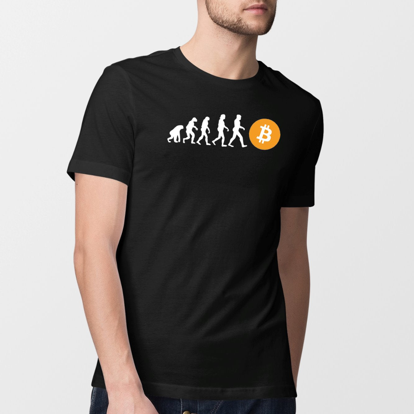 T-Shirt Homme Évolution Bitcoin