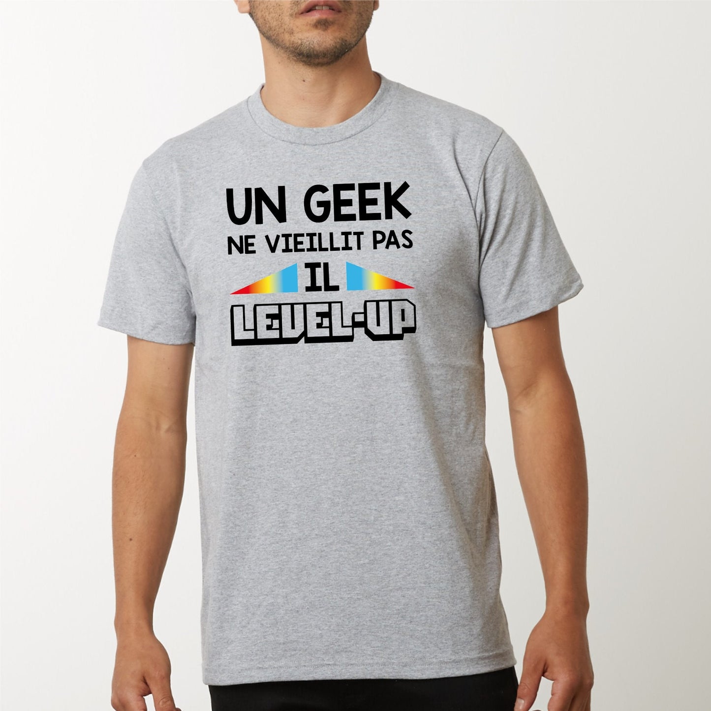 T-Shirt Homme Geek level-up