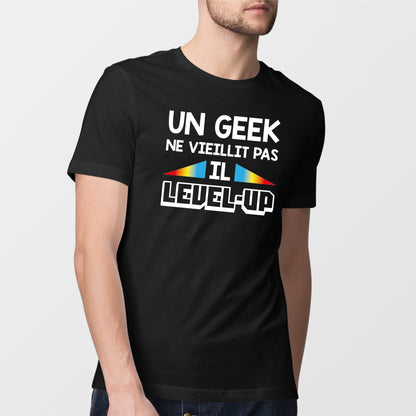 T-Shirt Homme Geek level-up