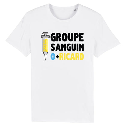 T-Shirt Homme Groupe sanguin O + Ricard