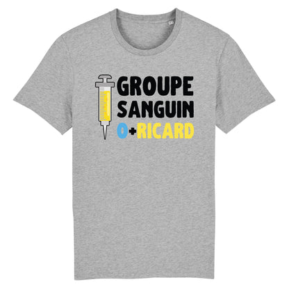 T-Shirt Homme Groupe sanguin O + Ricard