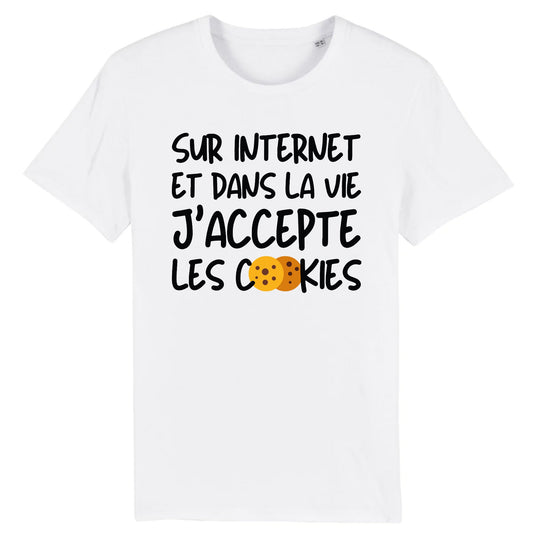 T-Shirt Homme J'accepte les cookies