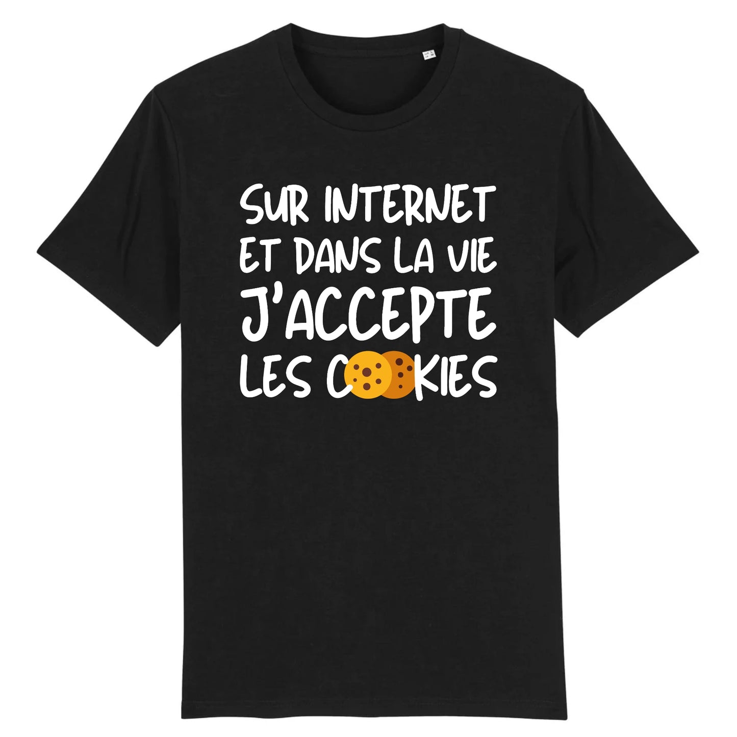 T-Shirt Homme J'accepte les cookies