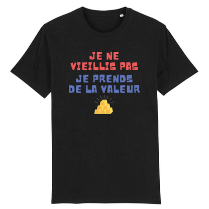 T-Shirt Homme Je ne vieillis pas je prends de la valeur