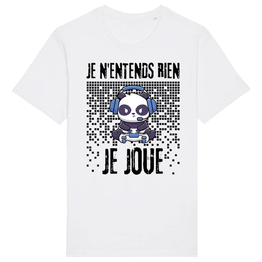 T-Shirt Homme Je n'entends rien je joue