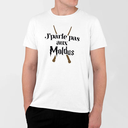 T-Shirt Homme J'parle pas aux Moldus