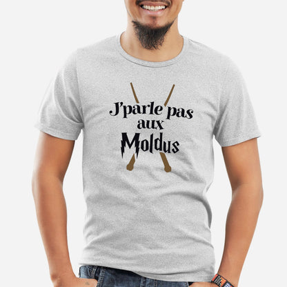 T-Shirt Homme J'parle pas aux Moldus