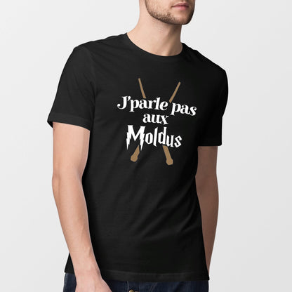 T-Shirt Homme J'parle pas aux Moldus