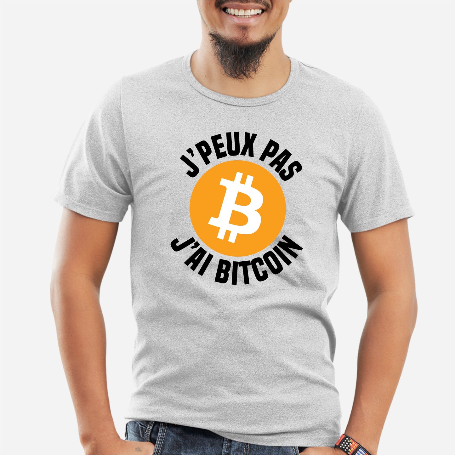 T-Shirt Homme J'peux pas j'ai Bitcoin