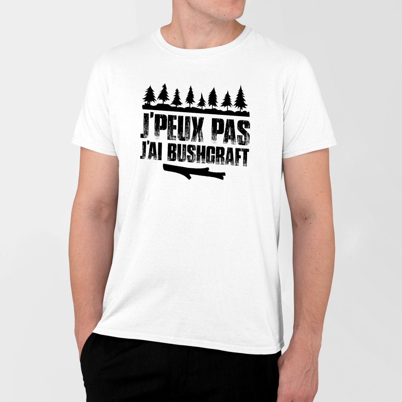 T-Shirt Homme J'peux pas j'ai bushcraft