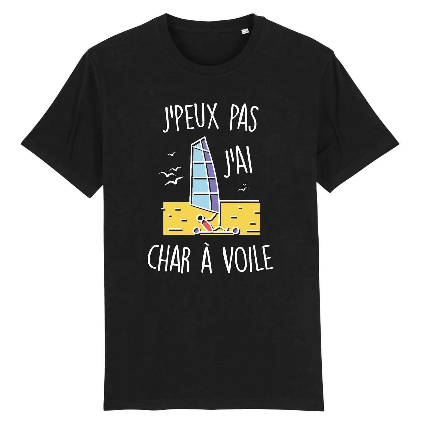 T-Shirt Homme J'peux pas j'ai char à voile