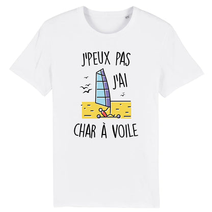 T-Shirt Homme J'peux pas j'ai char à voile