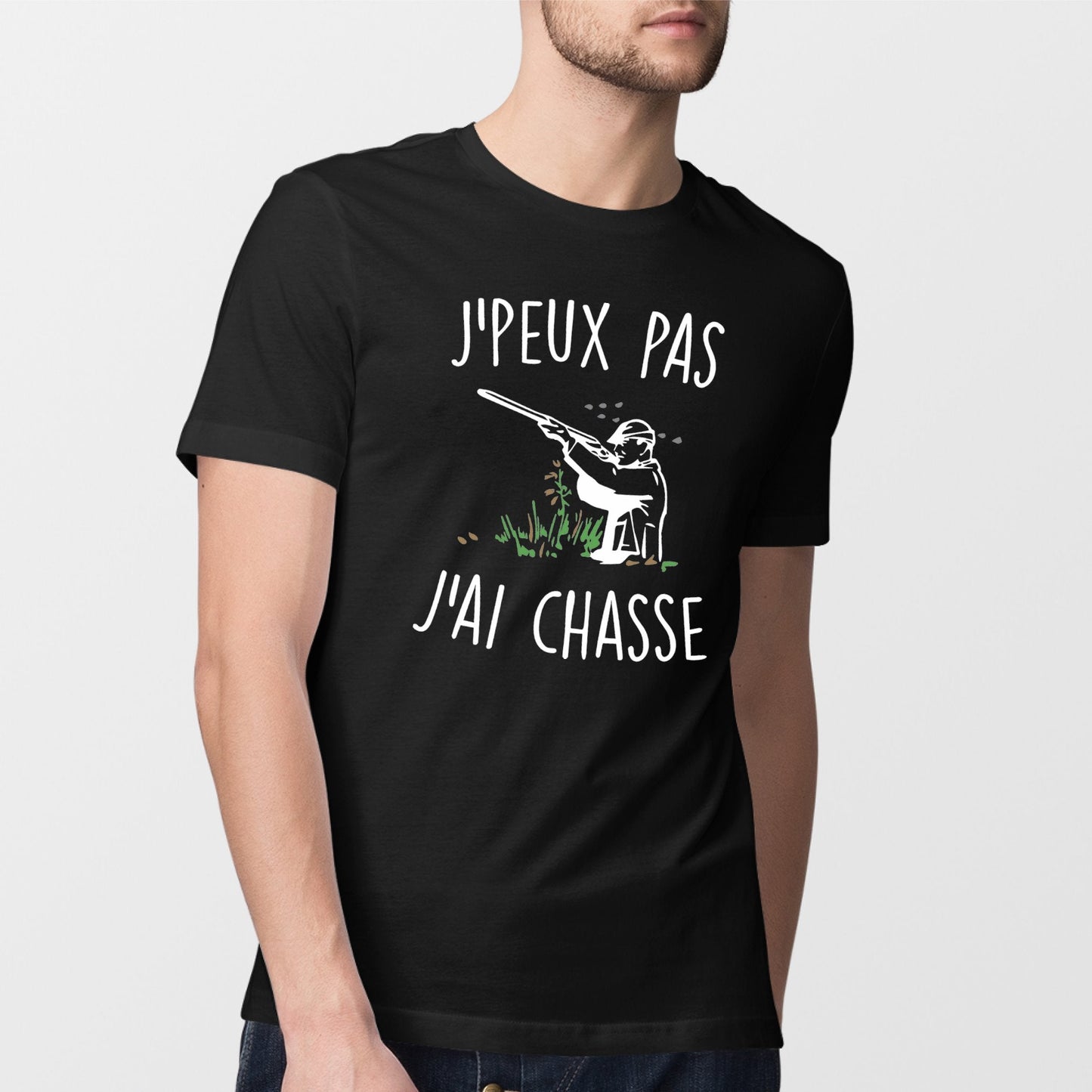 T-Shirt Homme J'peux pas j'ai chasse