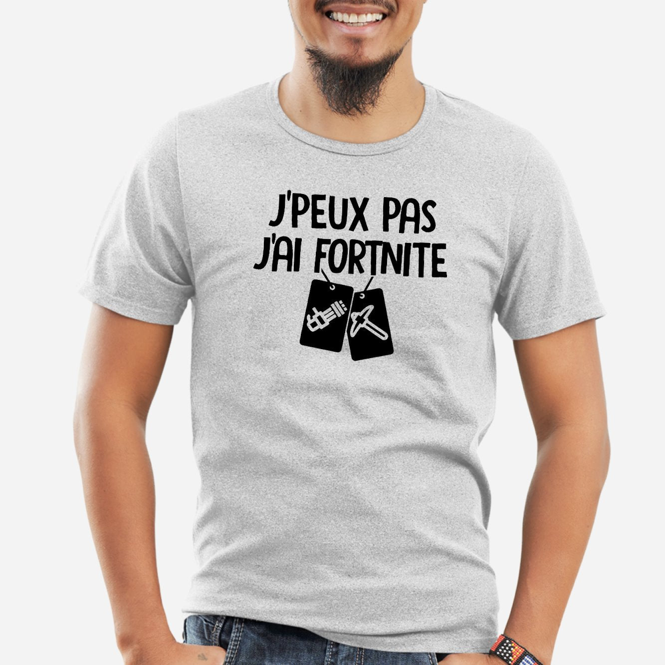 T-Shirt Homme J'peux pas j'ai Fortnite