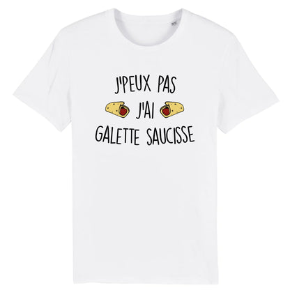 T-Shirt Homme J'peux pas j'ai galette saucisse