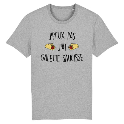 T-Shirt Homme J'peux pas j'ai galette saucisse