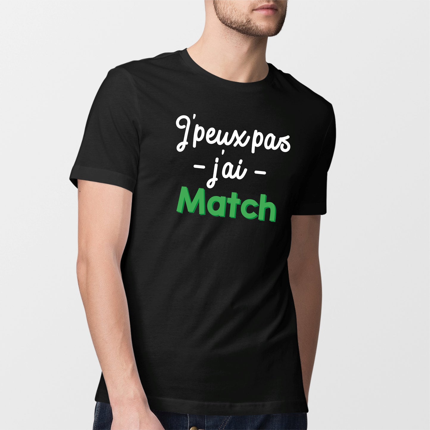 T-Shirt Homme J'peux pas j'ai match