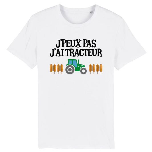 T-Shirt Homme J'peux pas j'ai tracteur