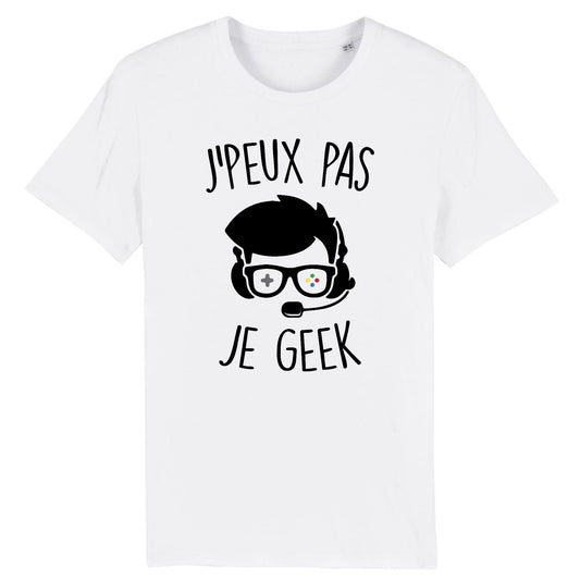 T-Shirt Homme J'peux pas je geek