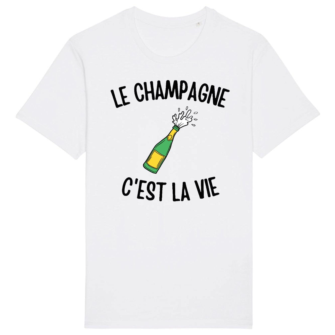 T-Shirt Homme Le champagne c'est la vie