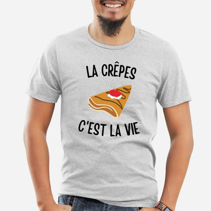 T-Shirt Homme Les crêpes c'est la vie