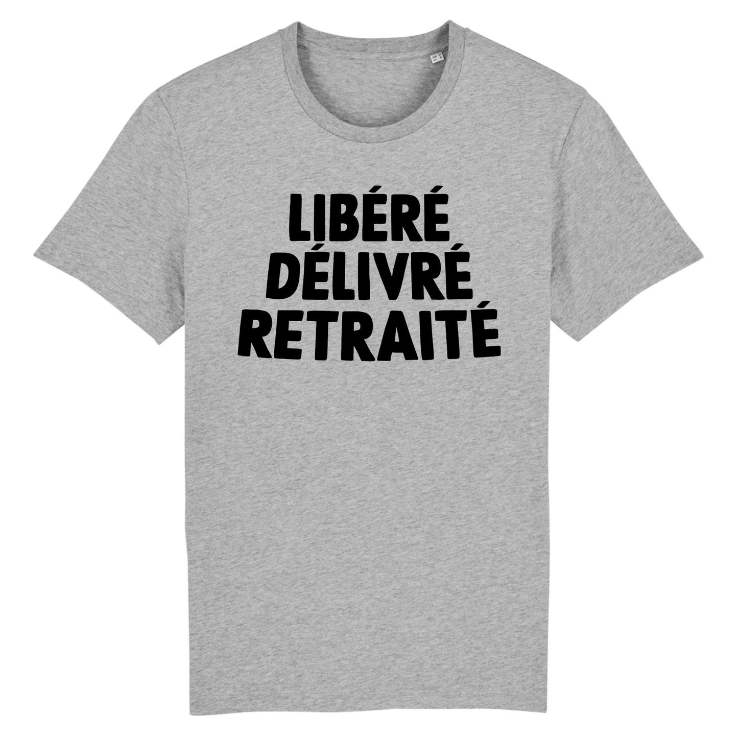 T-Shirt Homme Libéré délivré retraité