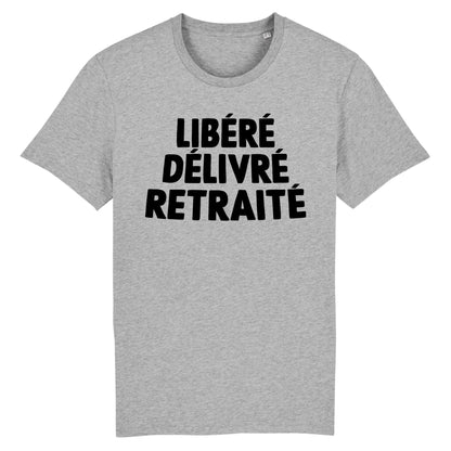 T-Shirt Homme Libéré délivré retraité