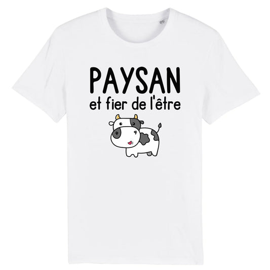 T-Shirt Homme Paysan et fier de l'être