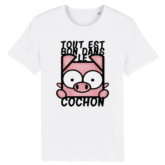 T-Shirt Homme Tout est bon dans le cochon