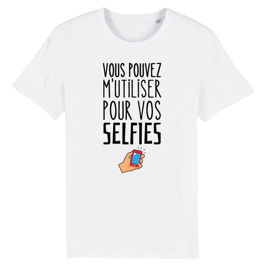 T-Shirt Homme Vous pouvez m'utiliser pour vos selfies